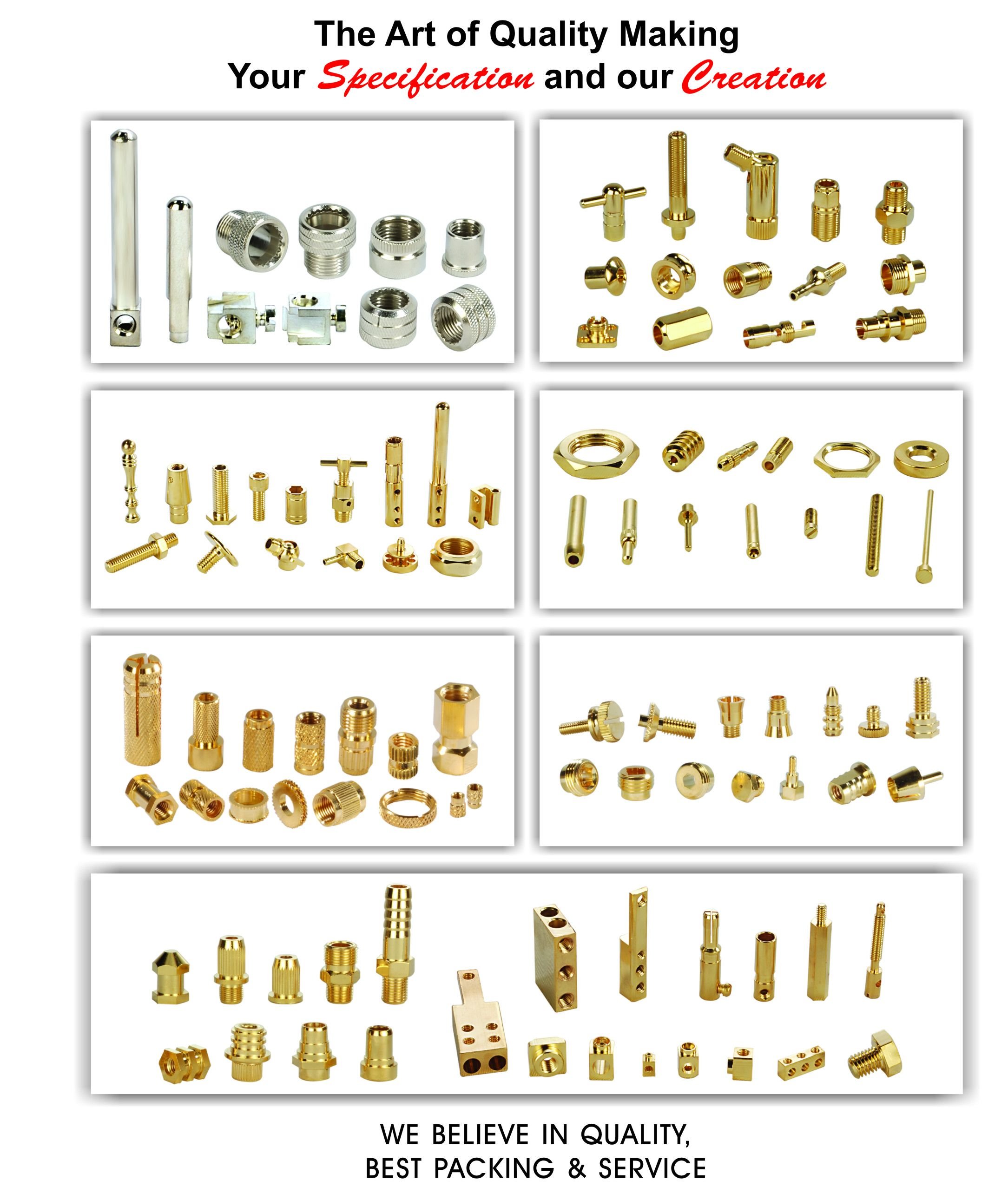 Brass Inserts & Precision Turned Parts