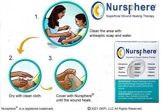 Nursphere Dome Bandage Original Clear 