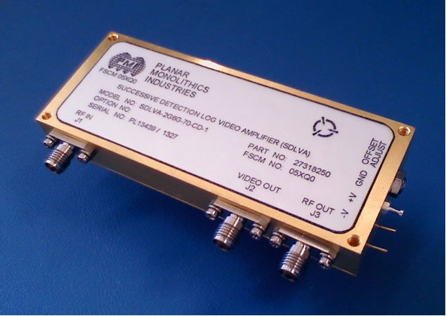 SDLVA-2G6G-70-CD-1 Successive Detection Log Video Amplifier