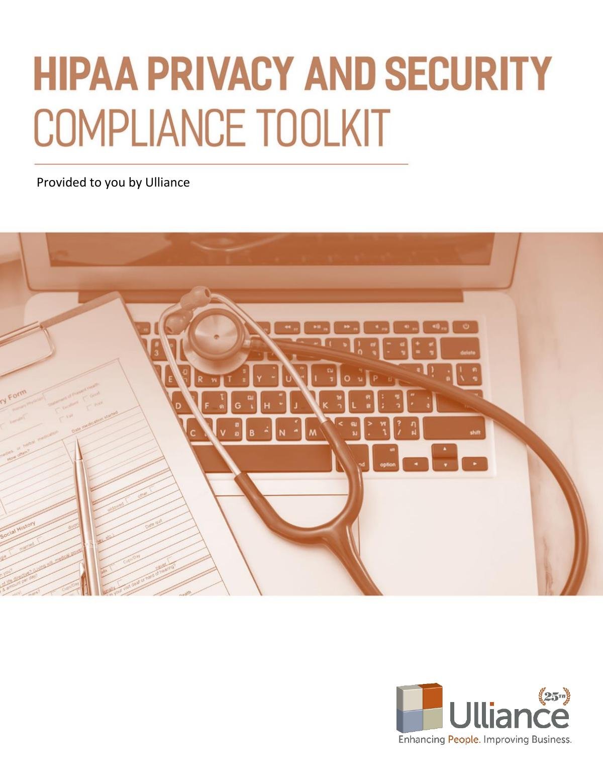 HIPAA Privacy and Security Compliance Toolkit