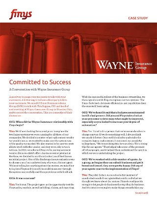 Wayne Insurance Group Case Study