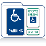 DISABILITY / ACCESSIBLE Signs & Labels