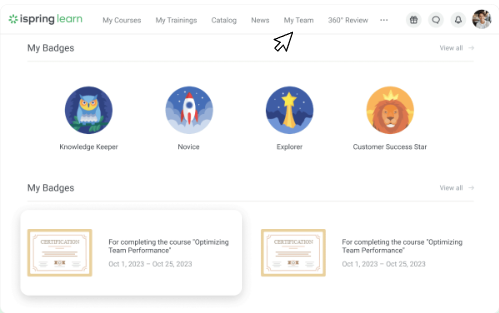 iSpring Learn LMS