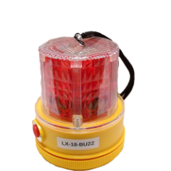 LX-18-BUZZ LED Beacon with simultaneous audio alarm