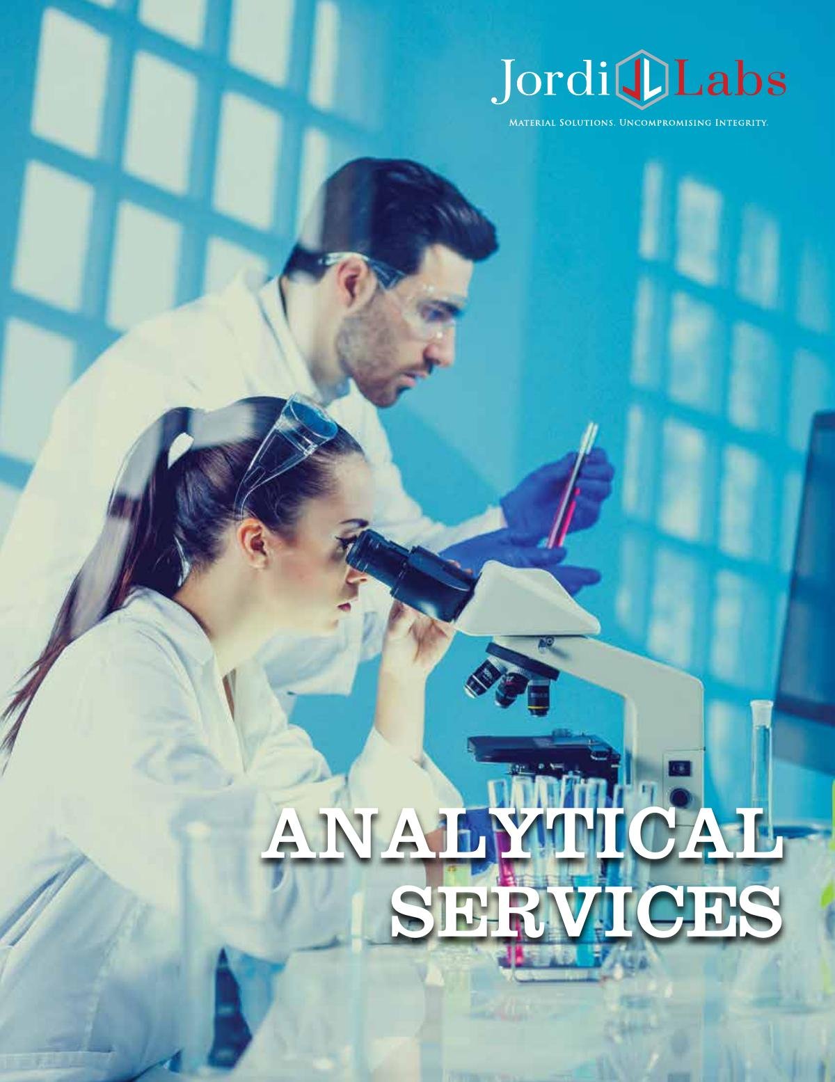 Jordi Labs Analytical Services Capabilities Brochure