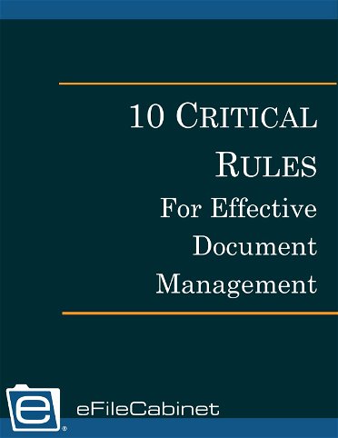 10 Critical Rules for Effective Document Management