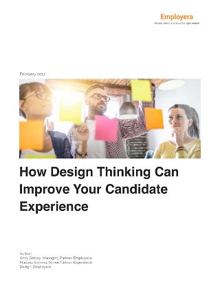 How Design Thinking Can Improve Your Candidate Experience