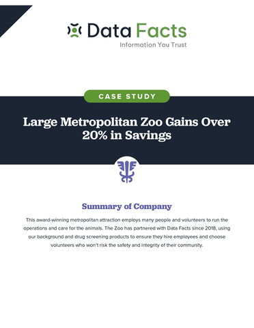 Large Metropolitan Zoo Gains Over 20% in Savings