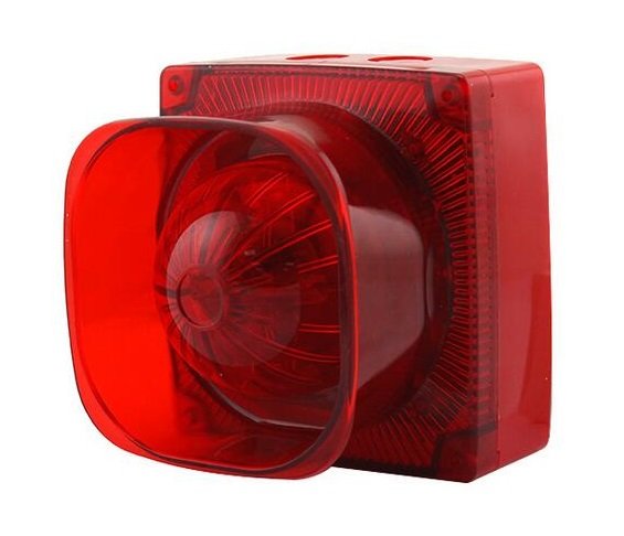 24V conventional fire alarm horn strobe sounder outdoor waterproof