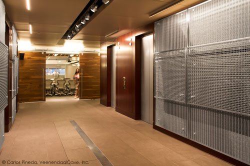 Elevator and Wall Cladding: AECOM Offices 