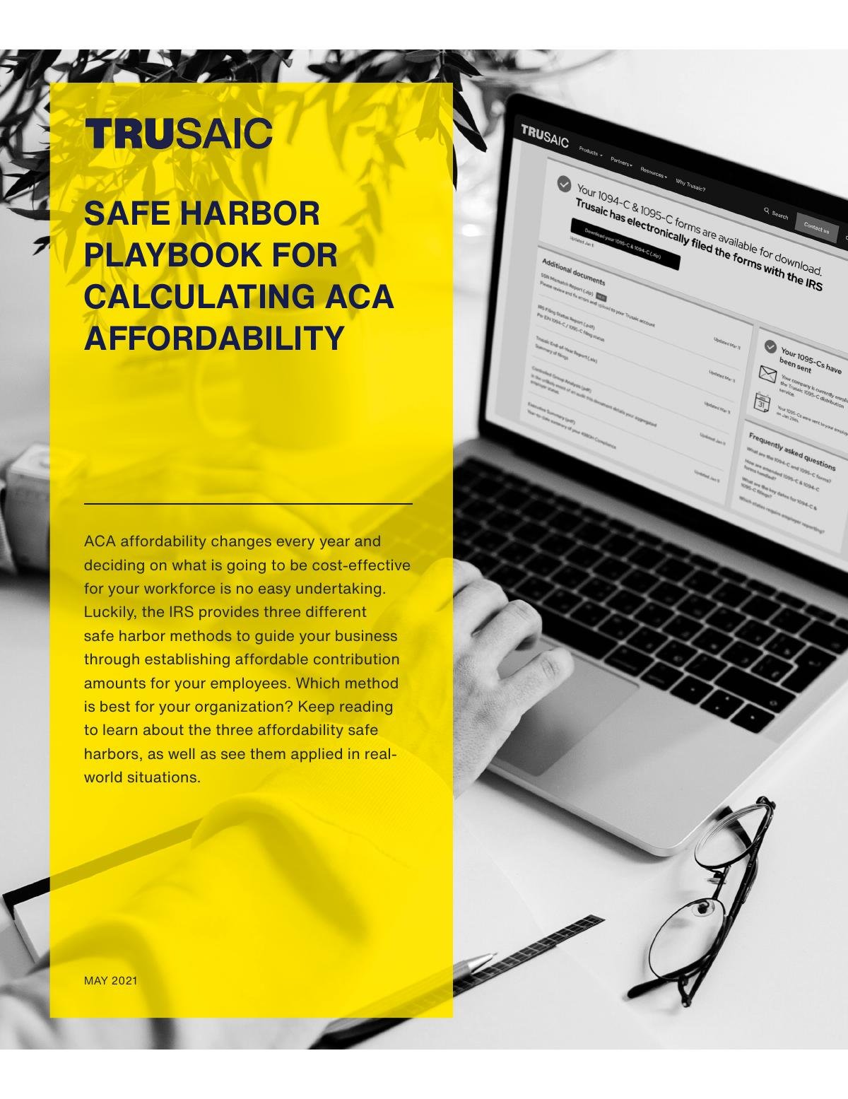 Safe Harbor Playbook for Calculating ACA Affordability