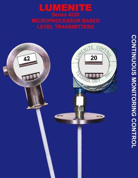 Capacitance Continuous Monitoring Level Transmitters