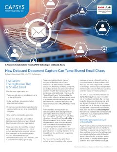 How Data and Document Capture Can Tame Shared Email Chaos