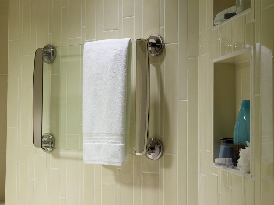 Heated Glass: Wall Mounted Towel Warmers