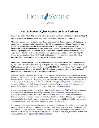 How to Prevent Cyber Attacks on Your Business