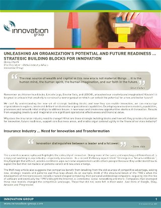 Strategic Building Blocks for Innovation
