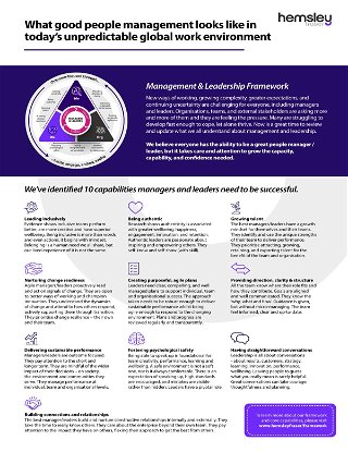 We’ve identified 10 capabilities managers and leaders need to be successful.