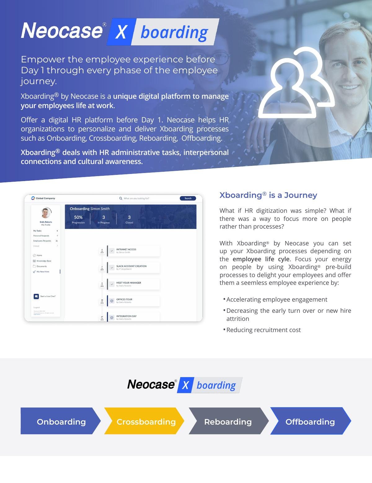 Xboarding with Neocase: Manage the Employee Life Cycle