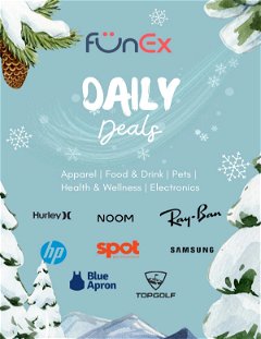 Get Started on Holiday Shopping with FunEx's Daily Deals!