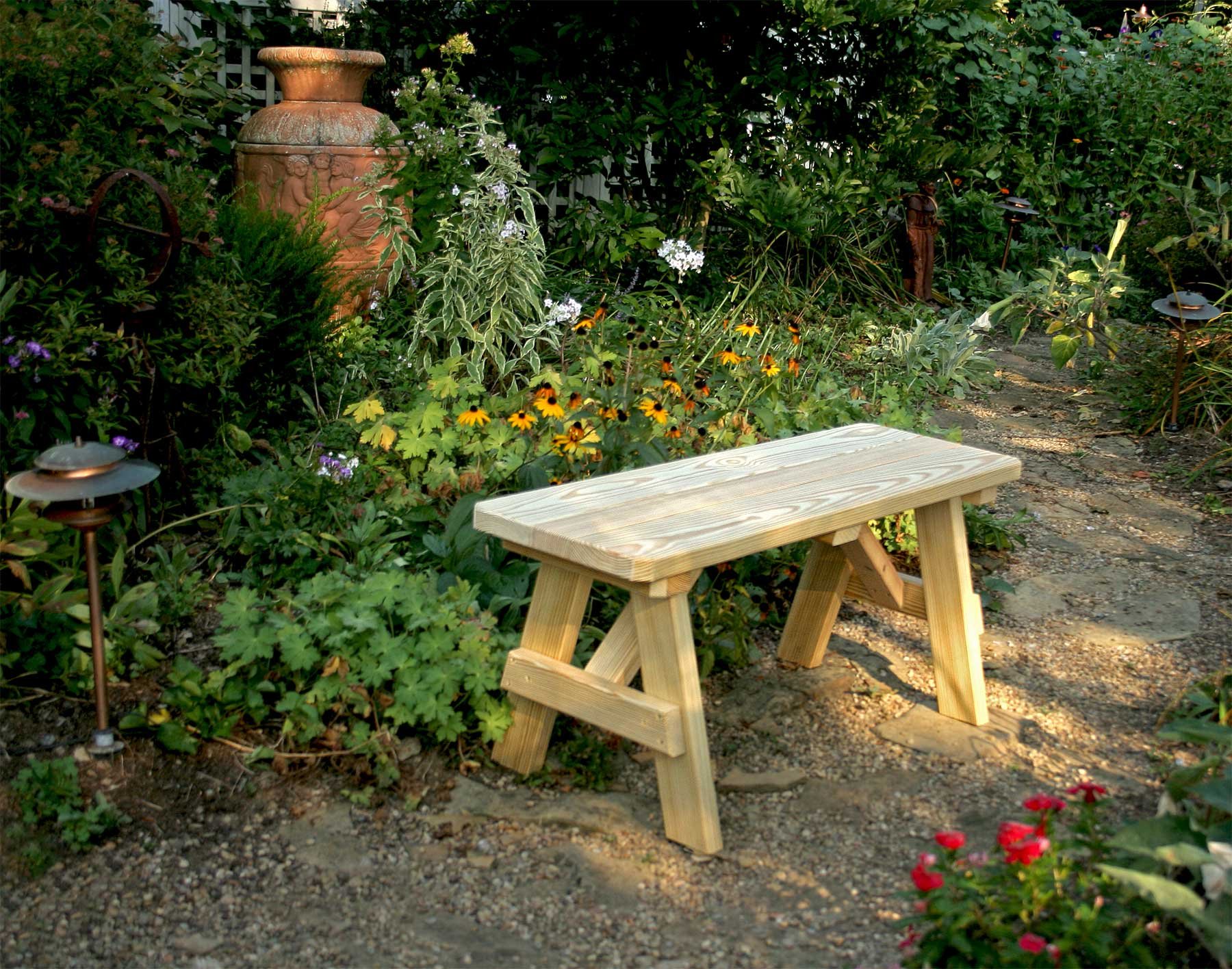 Treated Pine Traditional Garden Bench 