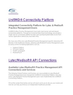 UnifiMD Connectivity Solutions