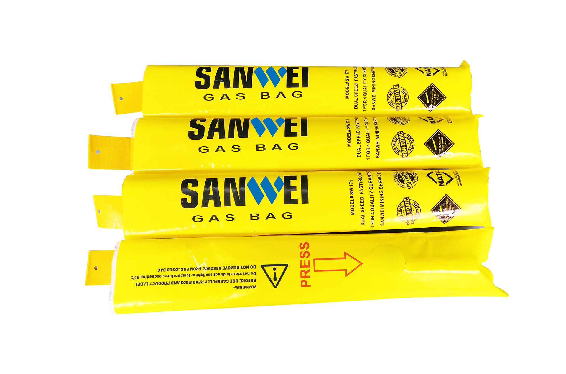 Heavy duty self-inflated gas bags, blast bag, BLASTBAG