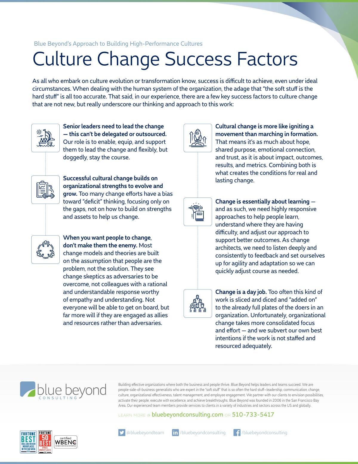 Building a High-Performance Culture