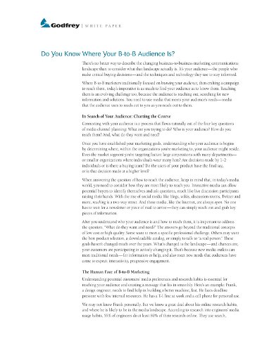 Do You Know Where Your B2B Audience Is?