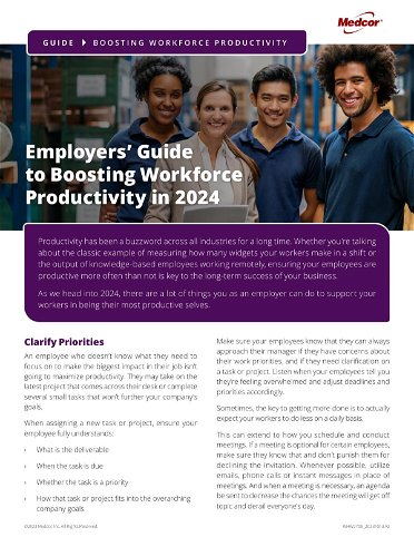 Employer's Guide to Boosting Workforce Productivity in 2024