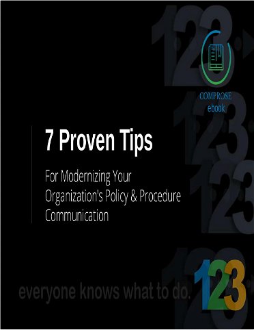 7 Tips for Modernizing Your Organization’s Policy & Procedure Communication