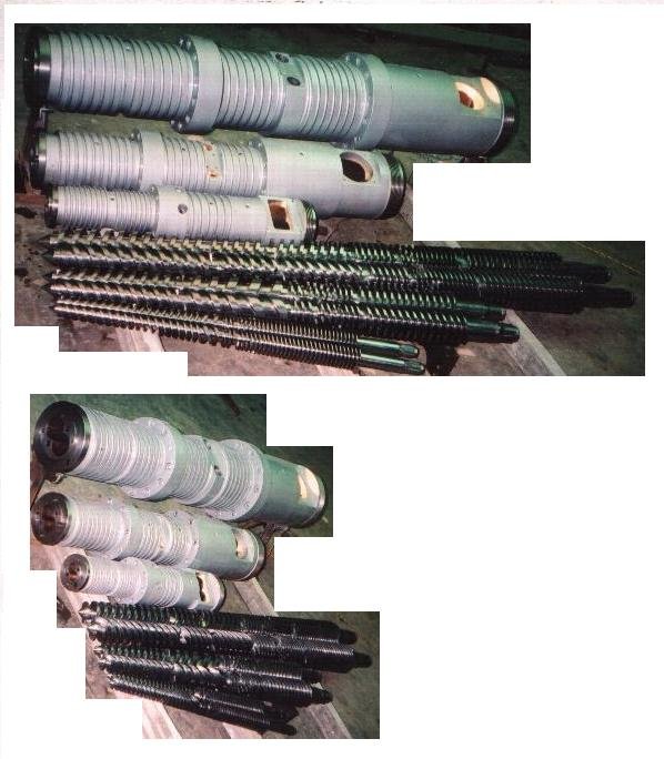 twin screw barrel - conical and parallel