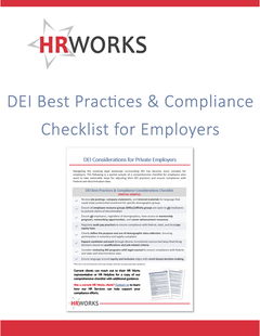 DEI Best Practices & Compliance Checklist for Employers