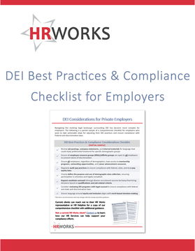 DEI Best Practices & Compliance Checklist for Employers