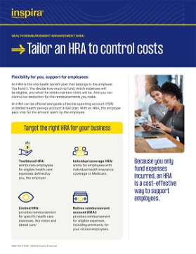 Tailoring an HRA to control costs