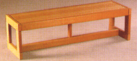 Durawood Aisle-Maker Bench