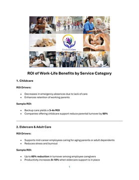 EmployeeCare: ROI of Work-Life Benefits