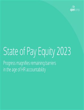 State of Pay Equity 2023