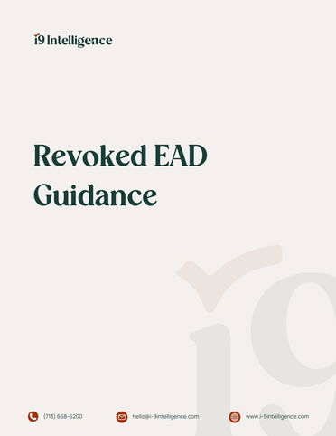 Revoked EAD Guidance