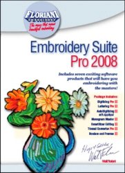 Floriani Embroidery Suite Pro Digitizing, Editing & Lettering Software