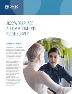 DMEC Workplace Accommodations Pulse Survey Results