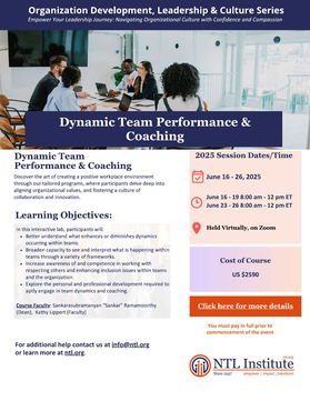 Organization Development, Leadership & Culture Series.