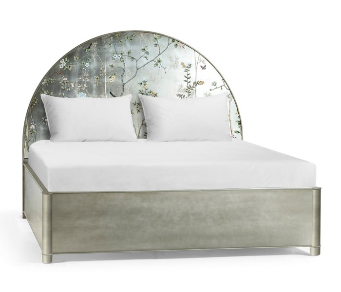 Shimmering Moon Half Round Panel Bed