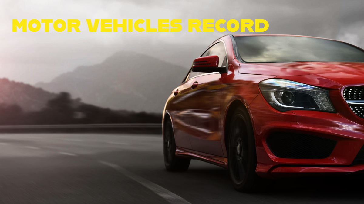 Motor Vehicle Record (MVR)
