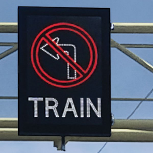 Grade Crossing LED Blankout Signals