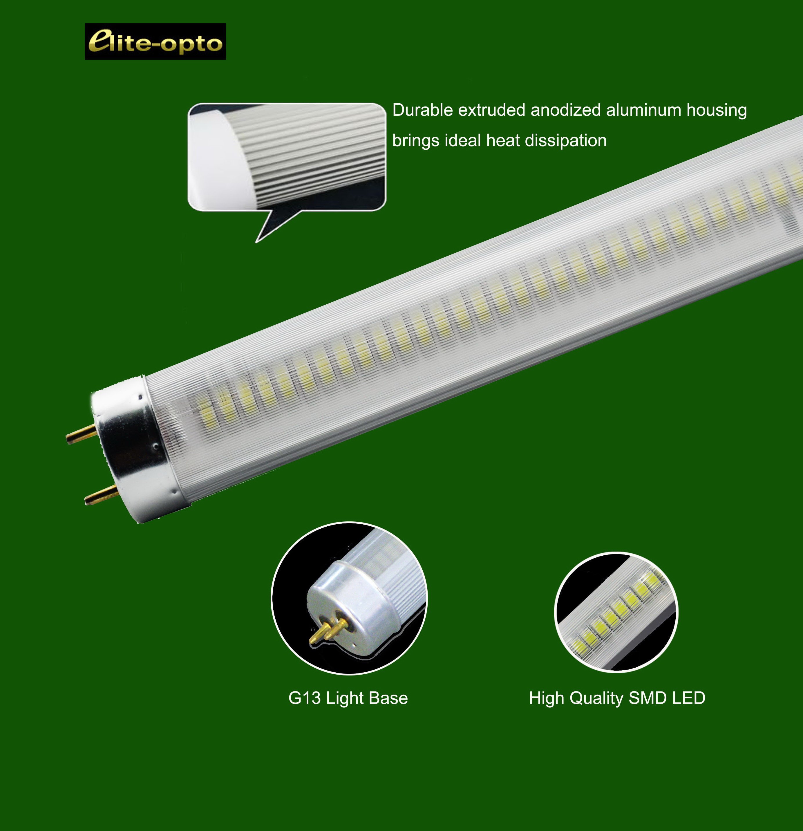 Eco2B™ LED Fluorescent Replacement Tube Light