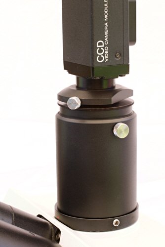 Universal Direct Parfocalizing C-Mount Camera Adapter for Microscopes