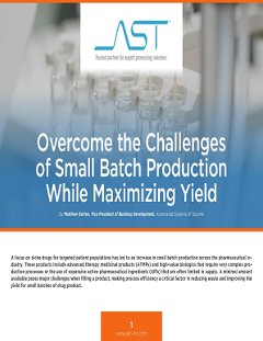 Overcome the Challenges of Small Batch Production