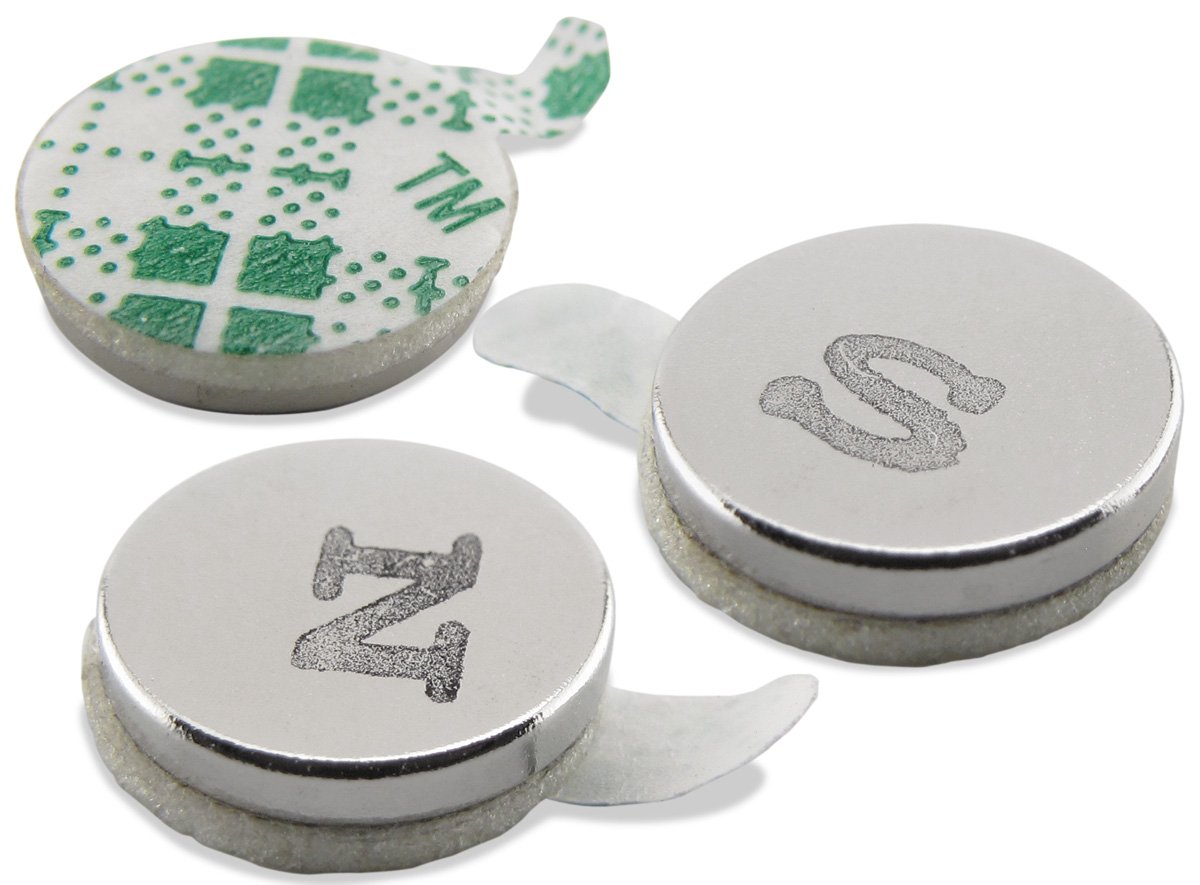 Neodymium Disc Magnets with Adhesive