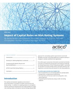 Impact of Capital Rules on Risk Rating Systems