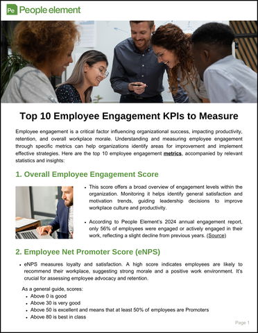 Top 10 Employee Engagement KPIs to Measure
